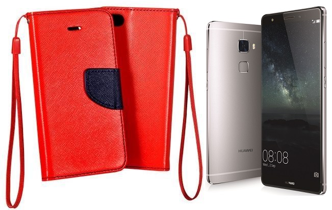 Manager dėklas Huawei Mate S mobiliesiems telefonams raudonos spalvos