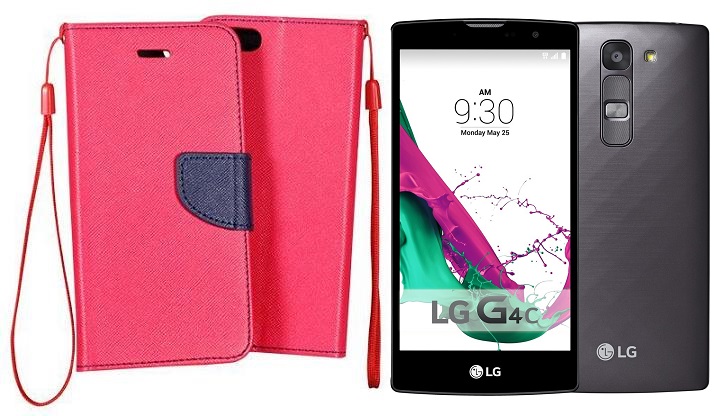 Manager dėklas LG G4c rožinės telefonui