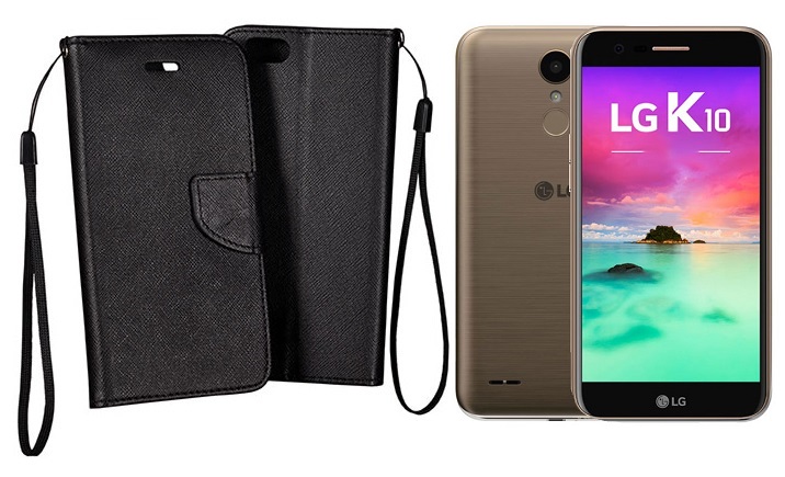 Manager dėklas LG K10 juodos telefonui
