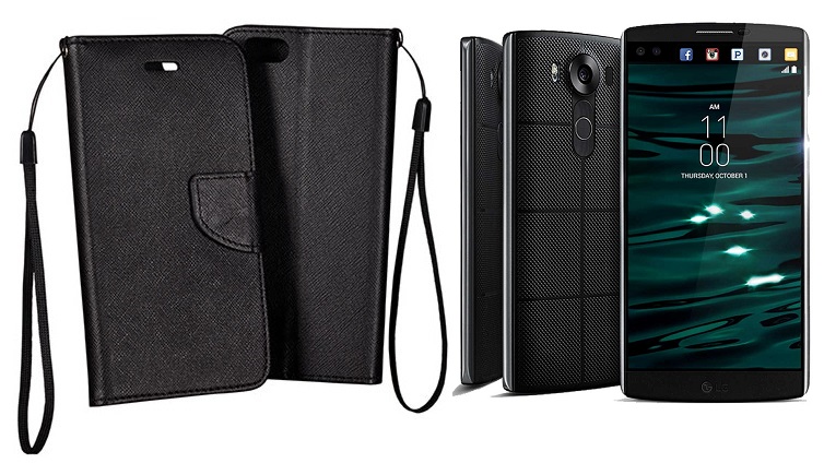 Manager dėklas LG V10 juodos telefonui