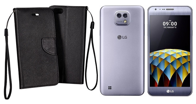 Manager dėklas LG X cam juodos telefonui