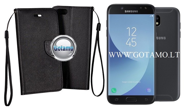 Manager dėklas Samsung Galaxy J5 (2017) juodos spalvos