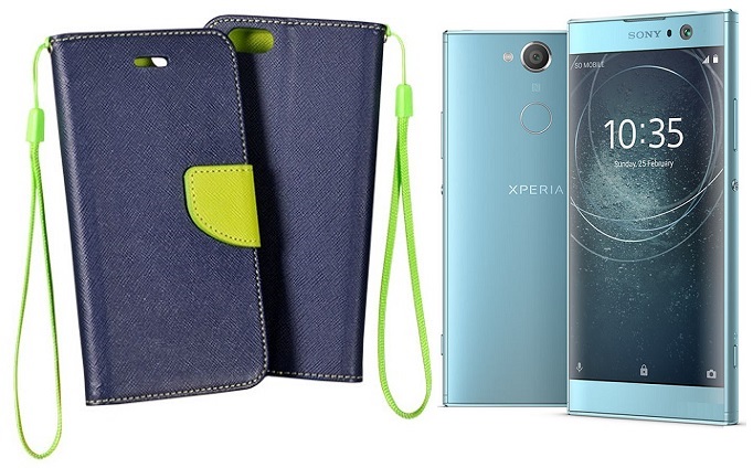 Manager dėklas Sony Xperia XA2 mėlynos spalvos
