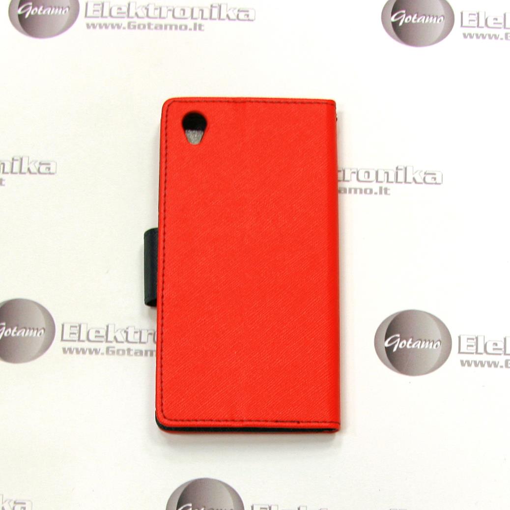 Manager dėklas Sony Xperia Z3 mobiliesiems telefonams raudonos spalvos 3 Manager dėklas Sony Xperia Z3 apsauga telefonui Sony Xperia Z3