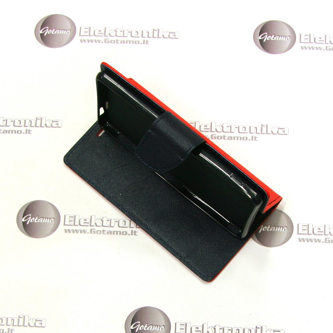 Manager dėklas Sony Xperia Z3 mobiliesiems telefonams raudonos spalvos 5 Manager dėklas Sony Xperia Z3 apsauga telefonui Sony Xperia Z3