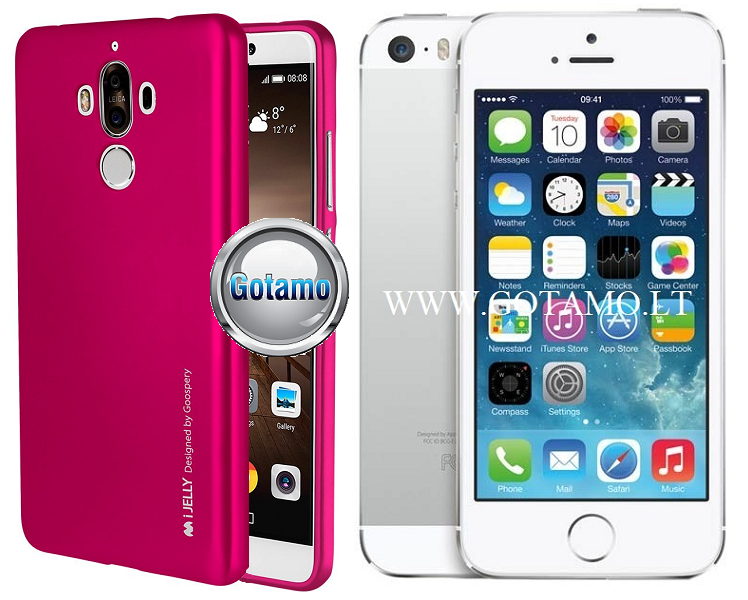 Mercury i jelly deklas Apple iPhone 5 5s se metalic tamsiai