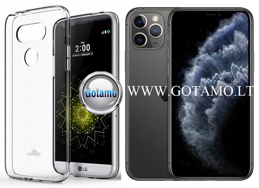 Mercury jelly deklas Apple iPhone 11 pro skaidrus