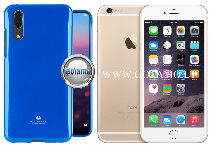 Mercury jelly dėklas nugarėlė Apple iPhone 6 6s mėlynos