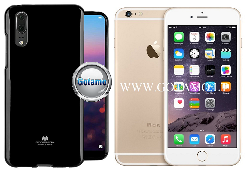 Mercury jelly deklas Apple iPhone 6 plus 6s plus juodos