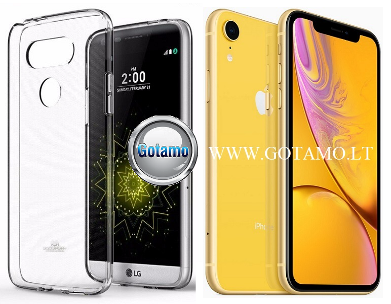 Mercury jelly deklas Apple iPhone xr skaidrus
