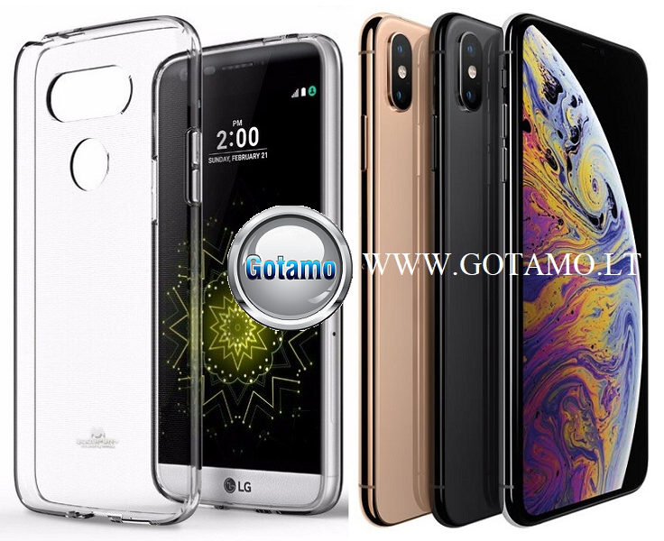 Mercury jelly deklas Apple iPhone xs max skaidrus