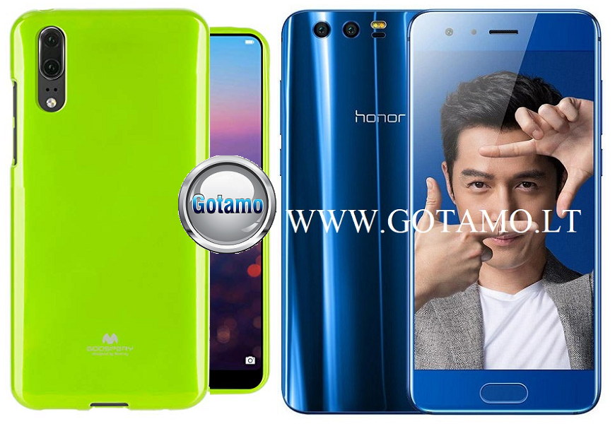 Mercury Jelly dėklas nugarėlė Huawei Honor 9 telefonui salotinės spalvos