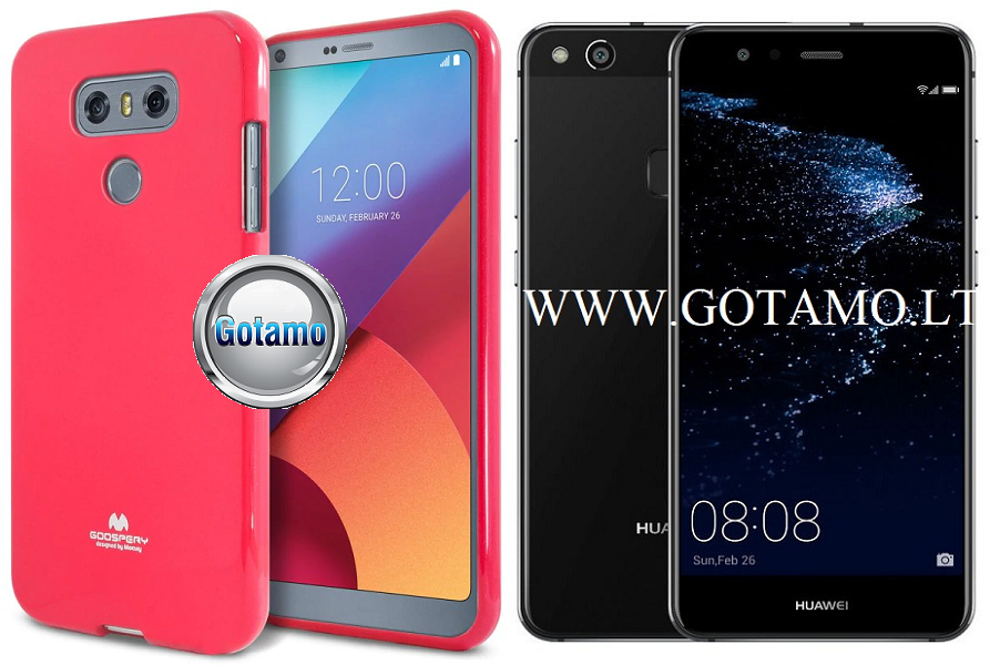 Mercury Jelly dėklas nugarėlė Huawei P10 Lite telefonui rožinės spalvos
