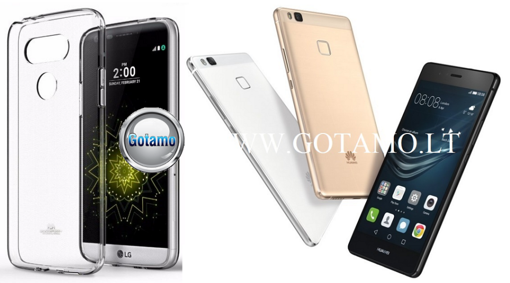 Mercury Jelly dėklas nugarėlė Huawei P9 Lite telefonui skaidrus