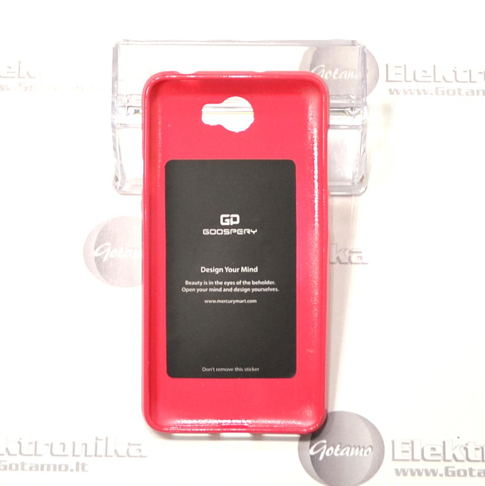 Mercury Jelly dėklas nugarėlė Huawei Y5II telefonui tamsiai rožinės spalvos 3 Mercury Jelly dėklas nugarėlė Huawei Y5II telefonui tamsiai rožinės spalvos - Image 3
