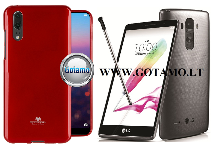 Mercury Jelly dėklas LG G4 Stylus raudonos telefonui