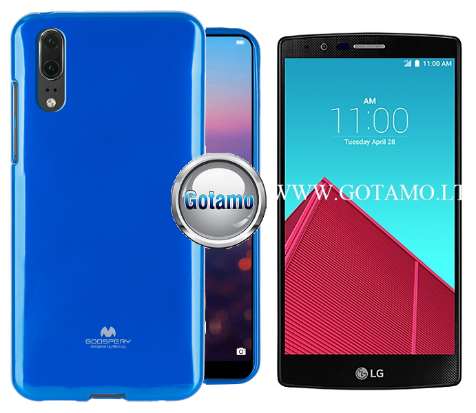 Mercury Jelly dėklas LG G4 mėlynos telefonui