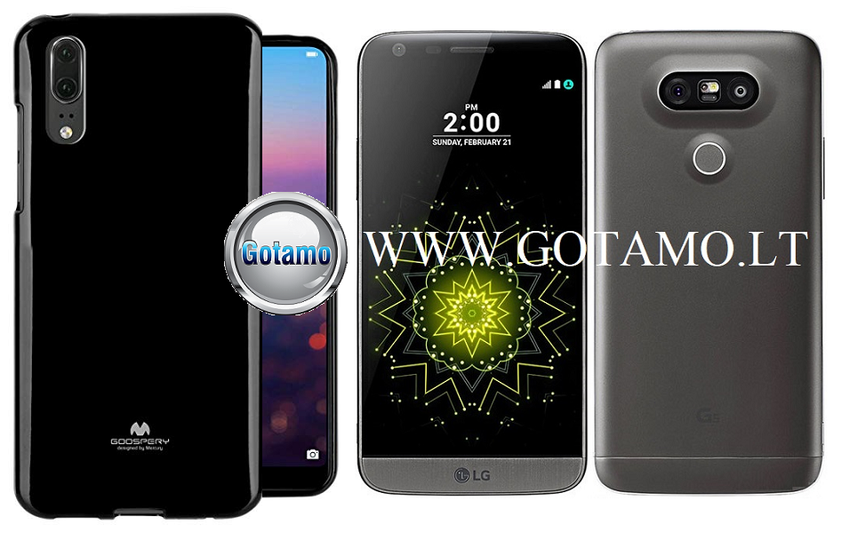Mercury Jelly dėklas LG G5 juodos telefonui