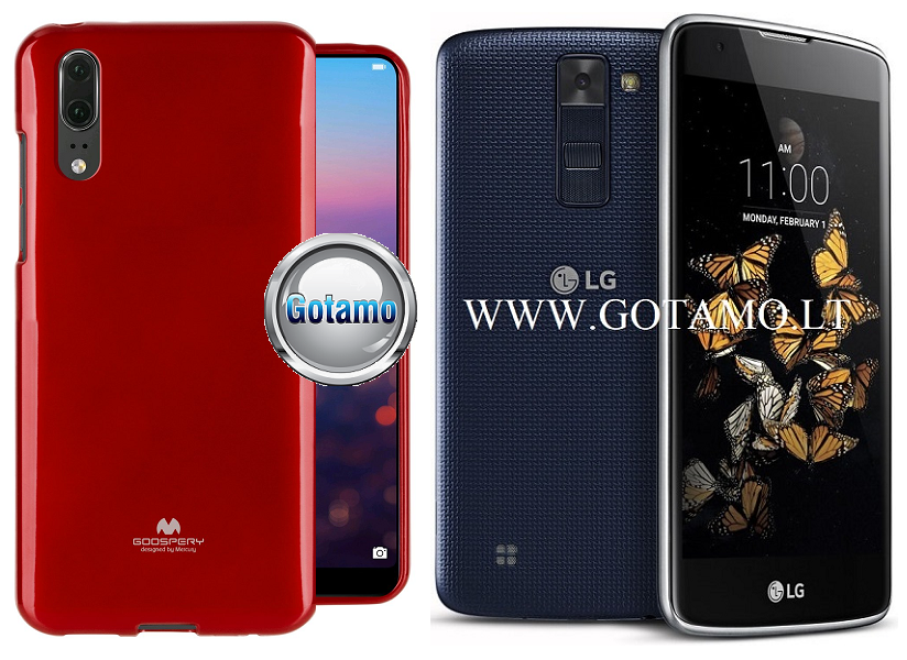 Mercury Jelly dėklas LG K8 raudonos telefonui