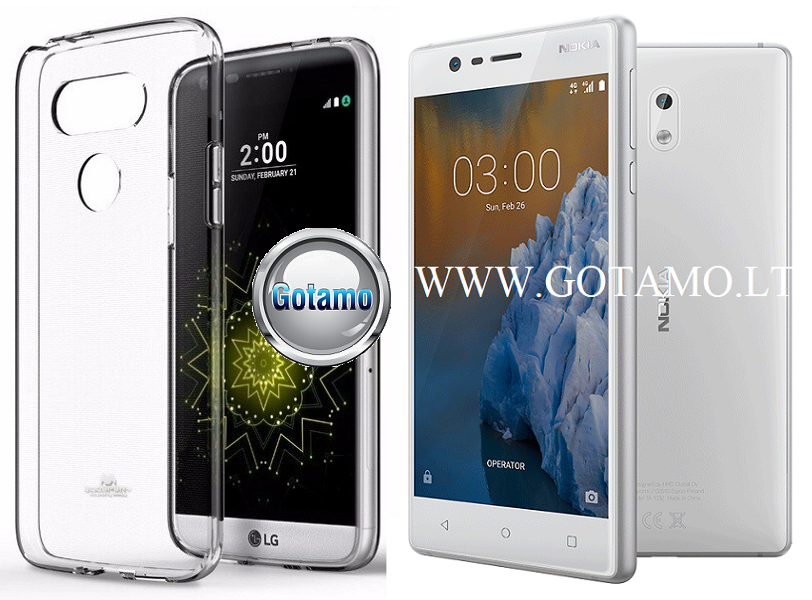 Mercury Jelly dėklas nugarėlė Nokia 3