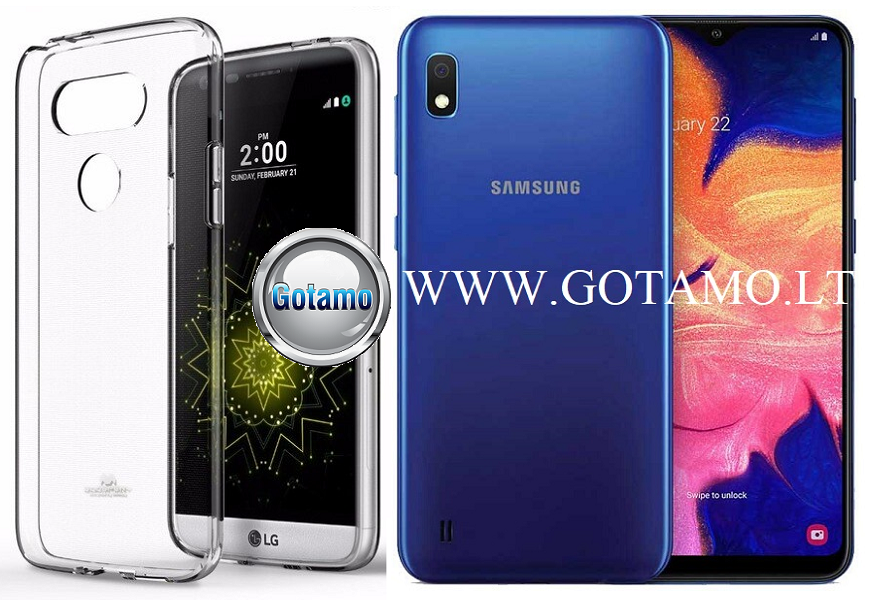 Mercury Jelly dėklas Samsung Galaxy M10 skaidrus spalvos
