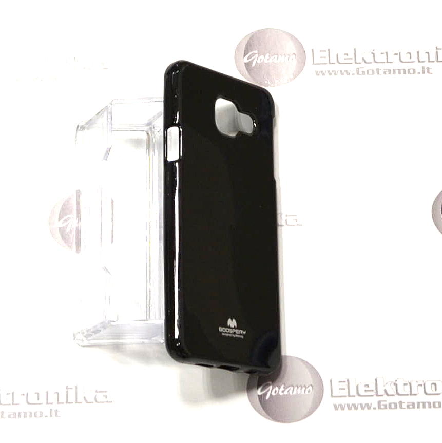 Mercury Jelly dėklas nugarėlė Samsung Galaxy A3 (2016) telefonui juodos spalvos 3 Mercury Jelly dėklas Samsung Galaxy A3 (2016) – nuotrauka 3