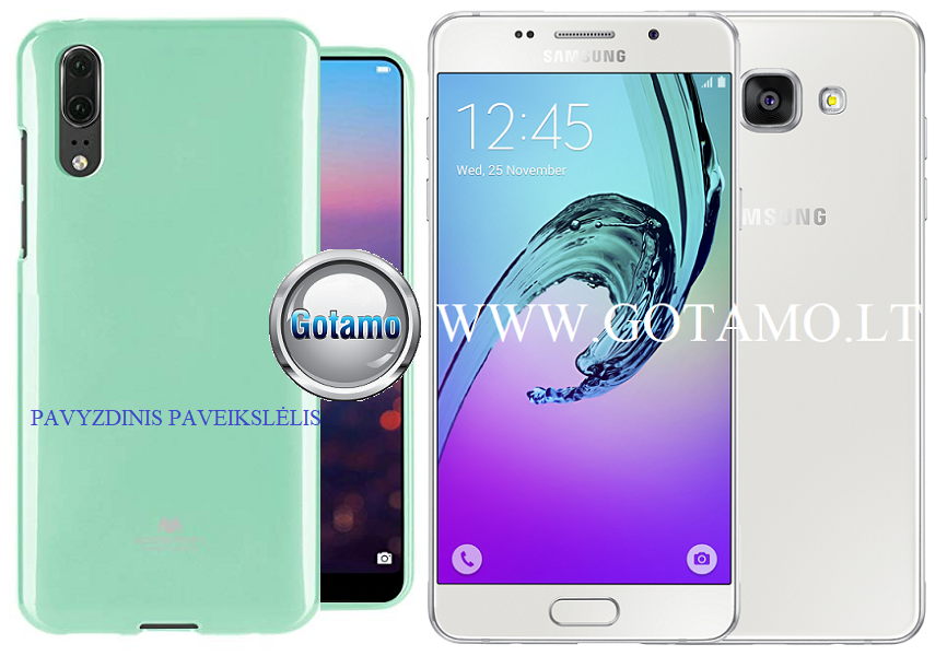 Mercury Jelly dėklas Samsung Galaxy A5 (2016) mėtinės spalvos