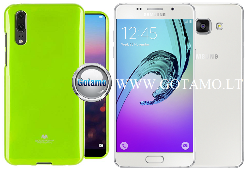 Mercury Jelly dėklas Samsung Galaxy A5 (2016) salotinės spalvos
