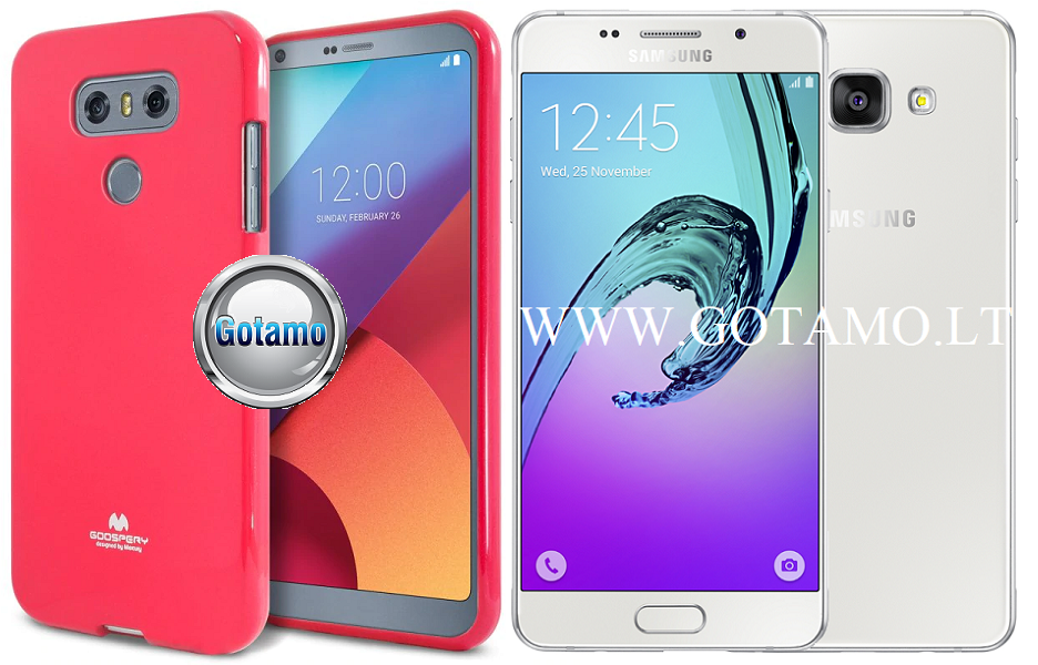 Mercury Jelly dėklas Samsung Galaxy A5 (2016) rožinės spalvos