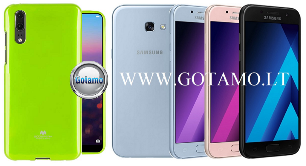 Mercury Jelly dėklas Samsung Galaxy A5 (2017) salotinės spalvos