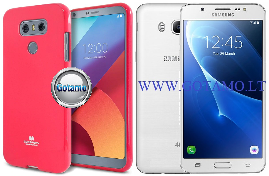 Mercury Jelly dėklas Samsung Galaxy J5 (2016) rožinės spalvos
