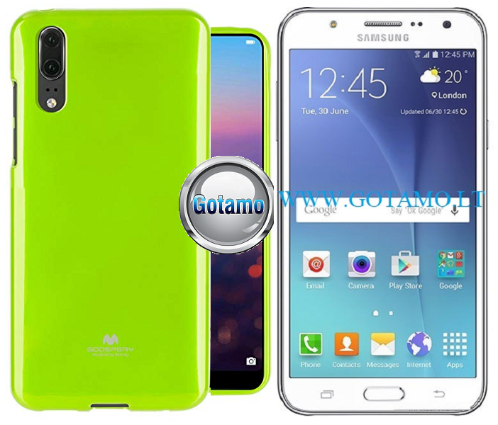 Mercury Jelly dėklas Samsung Galaxy J5 salotinės spalvos