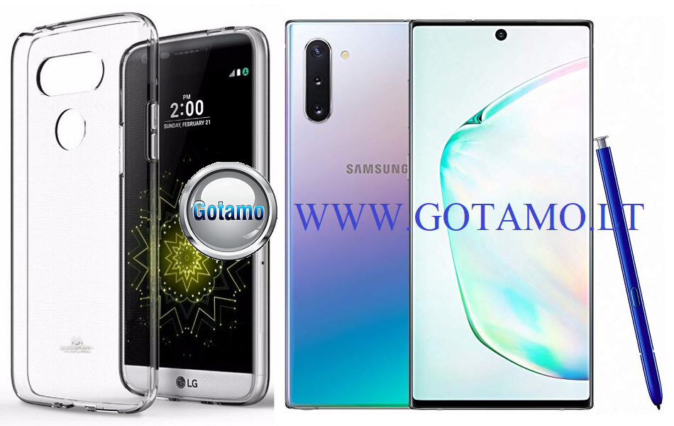 Mercury Jelly dėklas Samsung Galaxy Note 10 skaidrus spalvos