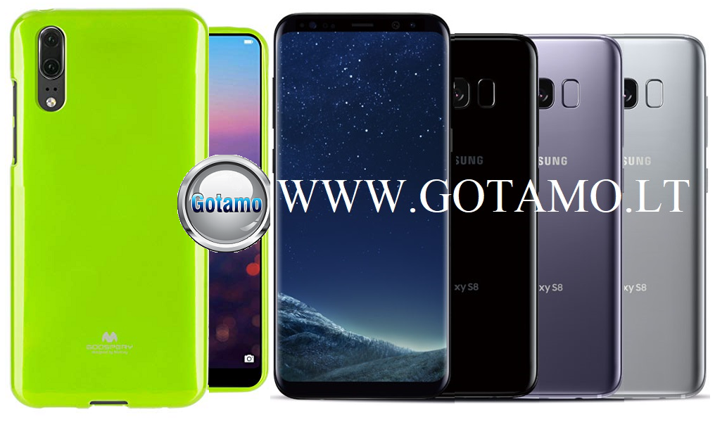 Mercury Jelly dėklas Samsung Galaxy S8 salotinės spalvos