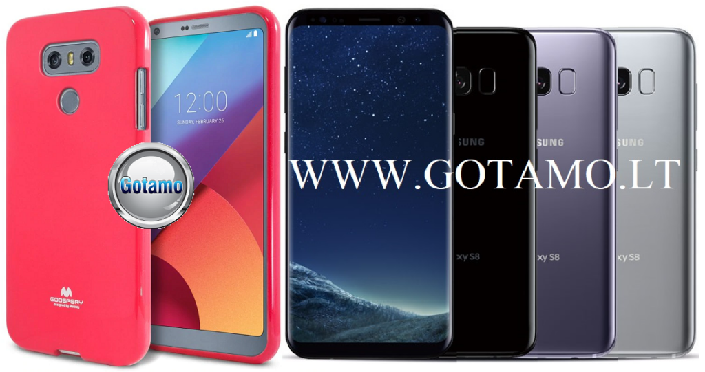 Mercury Jelly dėklas Samsung Galaxy S8 rožinės spalvos