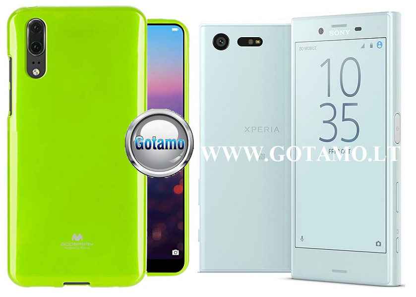 Mercury Jelly dėklas Sony Xperia X Compact salotinės spalvos