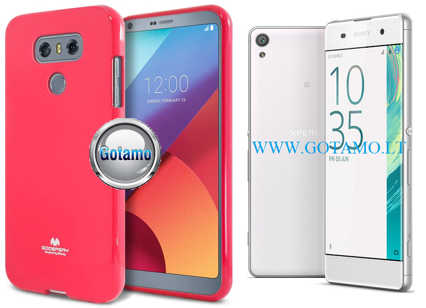 Mercury Jelly dėklas Sony Xperia XA rožinės spalvos