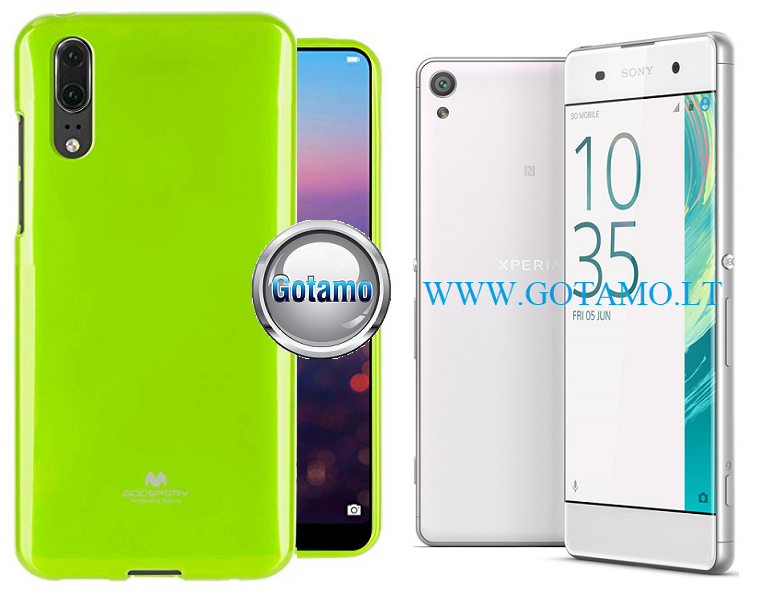 Mercury Jelly dėklas Sony Xperia XA salotinės spalvos