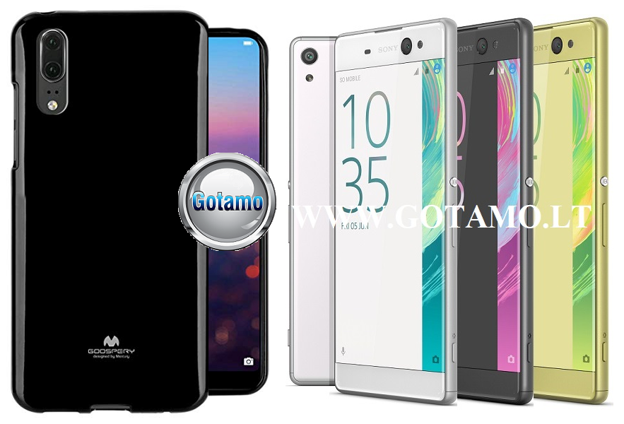 Mercury Jelly dėklas Sony Xperia XA Ultra juodos spalvos