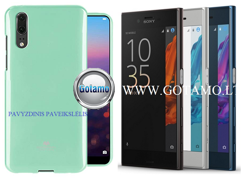 Mercury Jelly dėklas Sony Xperia XZ, Sony Xperia XZs mėtinės spalvos