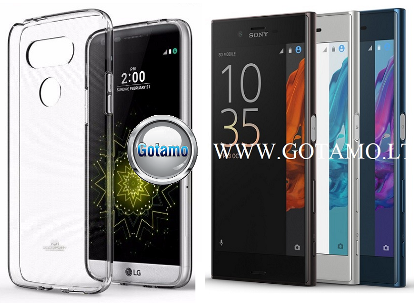 Mercury Jelly dėklas Sony Xperia XZ, Sony Xperia XZs skaidrios spalvos
