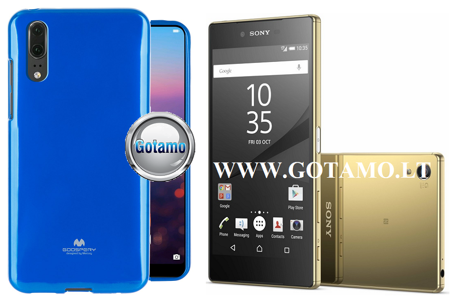 Mercury Jelly dėklas Sony Xperia Z5 Premium mėlynos spalvos
