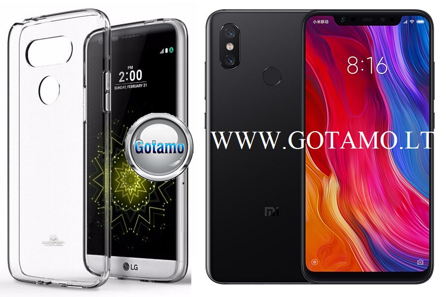 Mercury Jelly dėklas nugarėlė Xiaomi Mi Mix 2S telefonui skaidrus