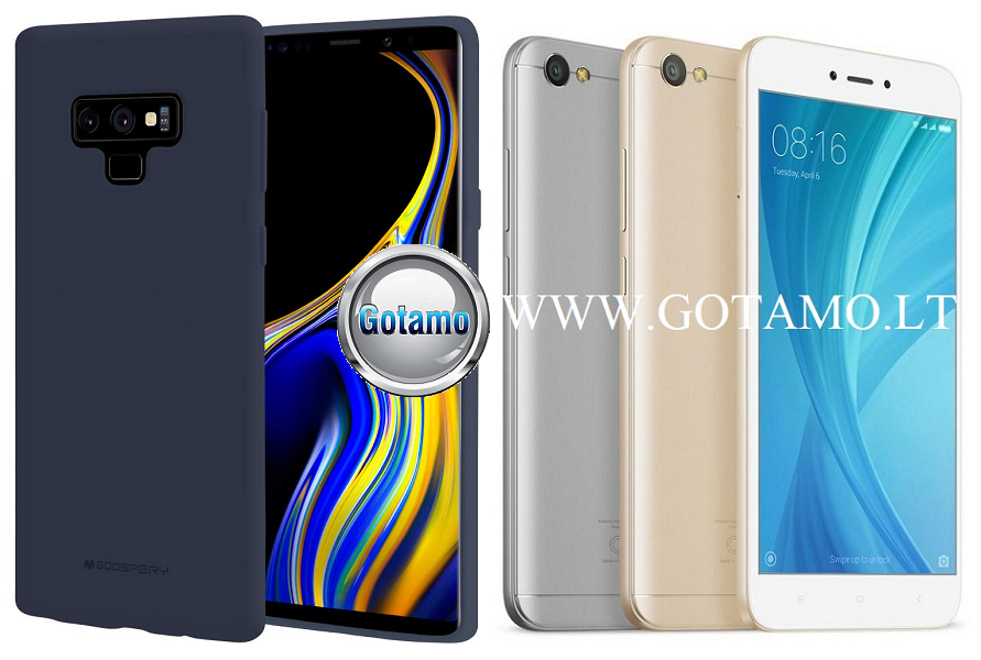 Mercury Jelly dėklas nugarėlė Xiaomi Redmi Note 5A telefonui tamsiai mėlynos spalvos