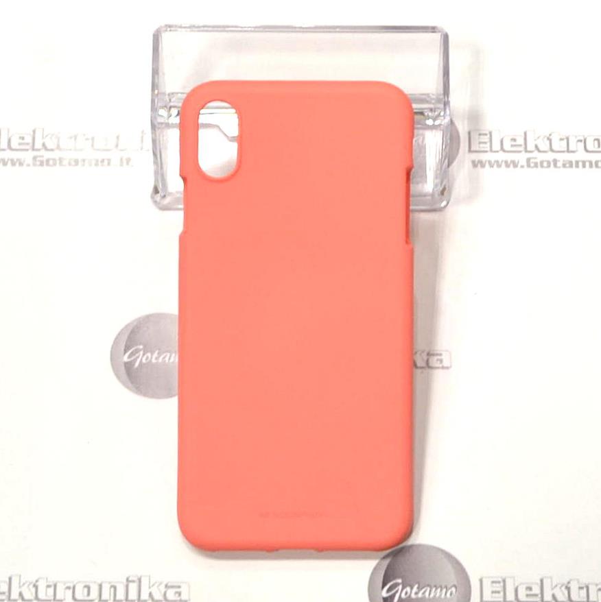 Mercury Soft Feeling dėklas nugarėlė Apple iPhone Xs Max telefonui rožinės spalvos 2 Mercury soft feeling deklas Apple iPhone xs max rozines 2