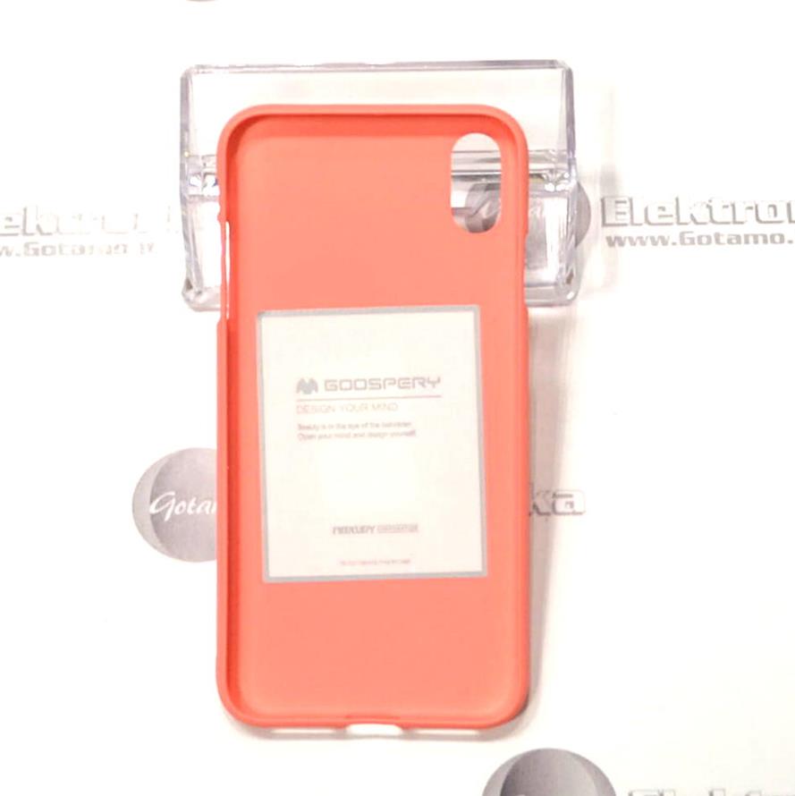 Mercury Soft Feeling dėklas nugarėlė Apple iPhone Xs Max telefonui rožinės spalvos 3 Mercury soft feeling deklas Apple iPhone xs max rozines 3