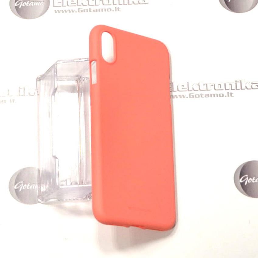 Mercury Soft Feeling dėklas nugarėlė Apple iPhone Xs Max telefonui rožinės spalvos 4 Mercury soft feeling deklas Apple iPhone xs max rozines 4