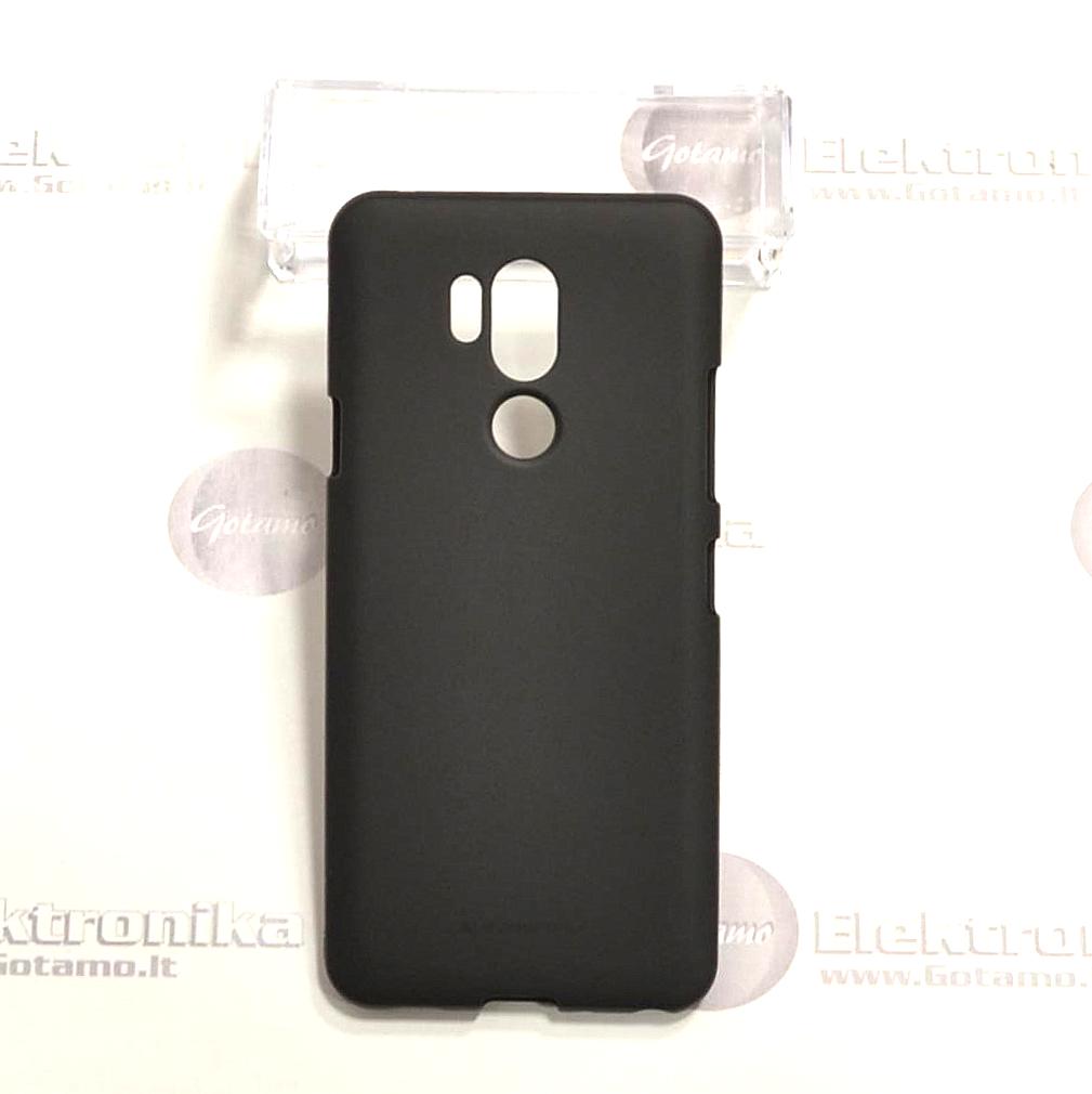 Mercury Soft Feeling dėklas nugarėlė LG G7 ThinQ telefonui juodos spalvos 2 Mercury Soft Feeling dėklas LG G7 ThinQ juodos knygelės tipo dėklas