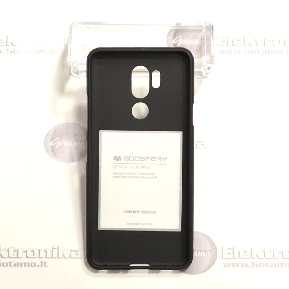 Mercury Soft Feeling dėklas nugarėlė LG G7 ThinQ telefonui juodos spalvos 3 Mercury Soft Feeling dėklas LG G7 ThinQ juodos vaizdas 3