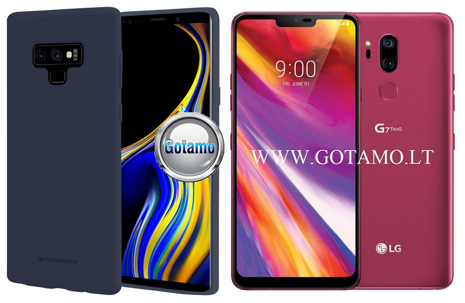 Mercury Soft Feeling dėklas LG G7 ThinQ mėlynos telefonui